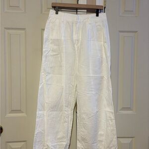 GAP White Wide Leg Pants